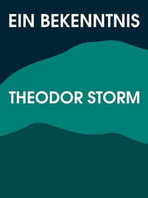cover image of Ein Bekenntnis